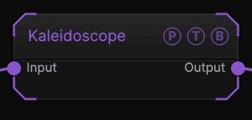 Kaleidoscope node