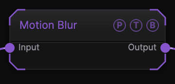 Motion Blur node