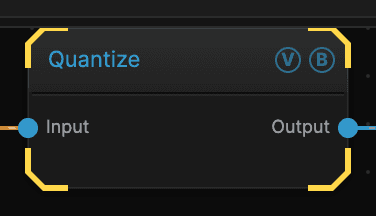 Quantize node