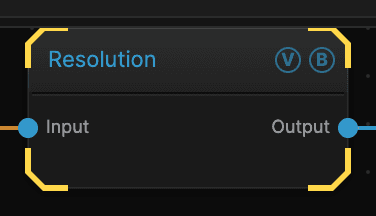 Resolution node