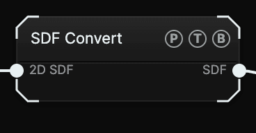 SDF Convert node