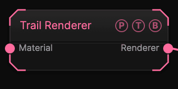 Trail Renderer node
